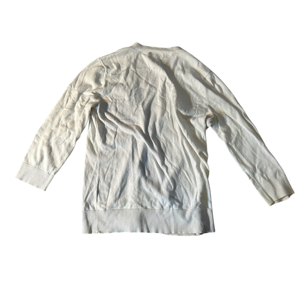 Cream Button-Up Cardigan - Picture 2 of 3